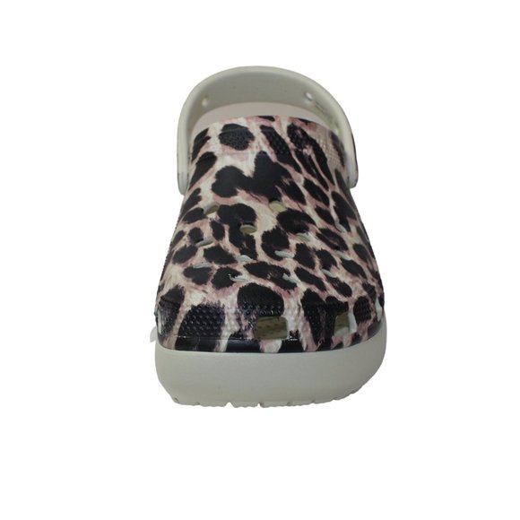 Crocs Classic Leopard Platform Slip on, Heel strap Women's 9 NEW! - Picture 12 of 15